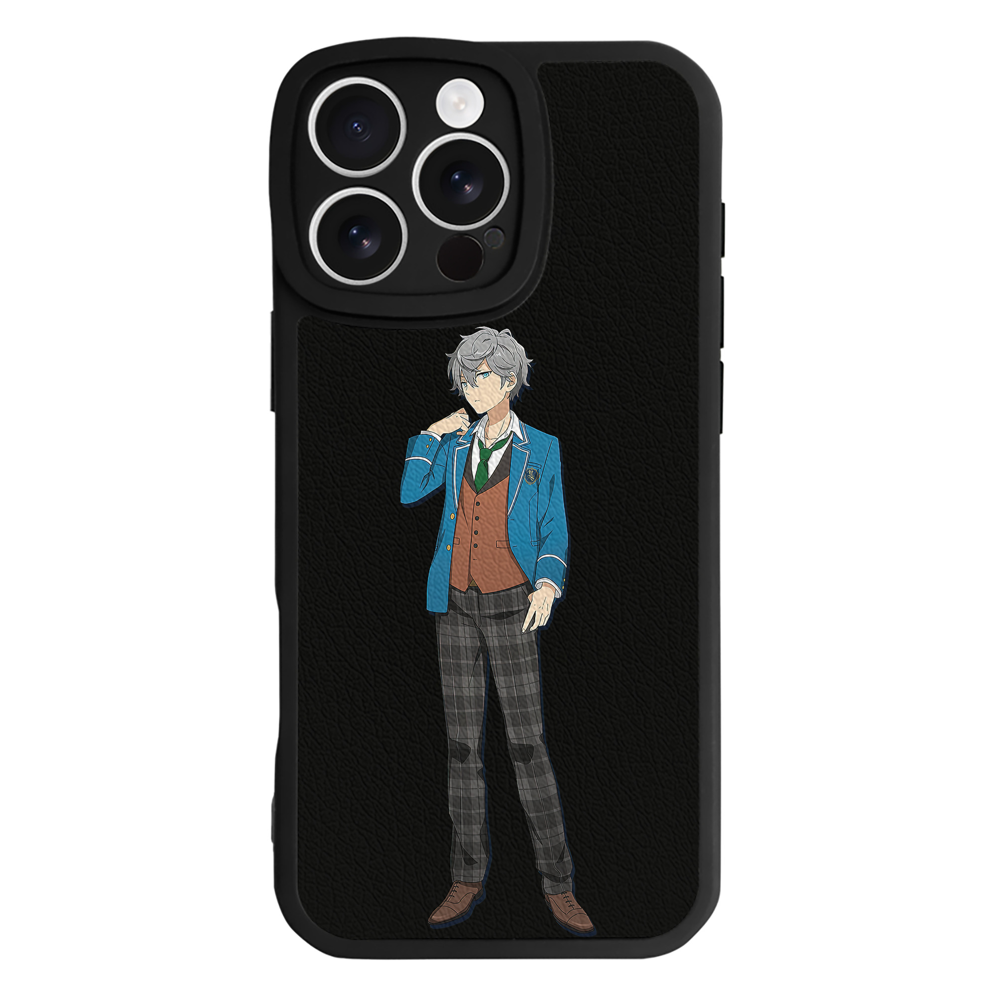 （画像用） あんさんぶるスターズ! Ensemble Stars 【iPhone 16シリーズ対応】シリコンスマホケース（レザー調） 材質：シリコン